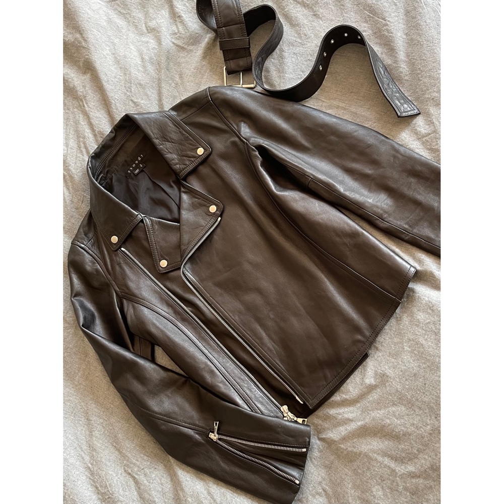 Theory Burliny Leather Jacket
